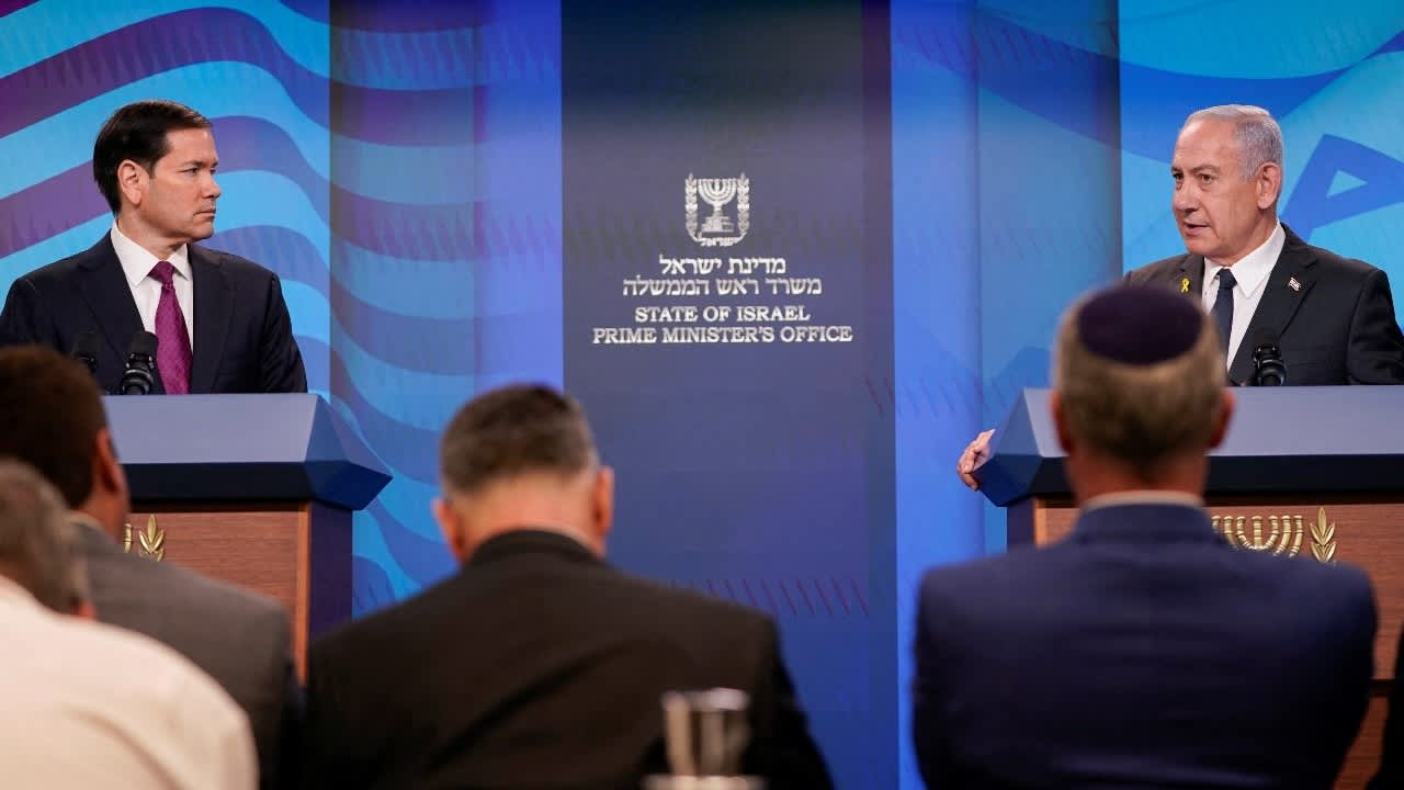 Marco Rubio vows 'unwavering support' to Israel, calls for ...